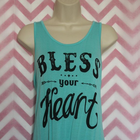 Bless Your Heart Boutique Tank Size L - Picture 2 of 5